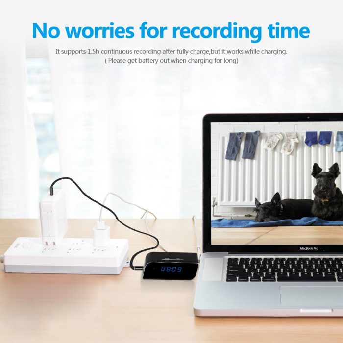 1080P WIFI Mini Camera Time Alarm Clock Wireless Motion Sensor IP Security Night Vision Micro Home 5 - Hidden Camera