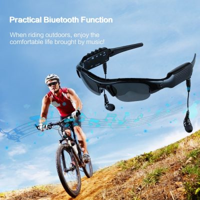 2022 HD 1080P 32GB Polarized Lens Mini Sunglasses Camera Multifunctional Biuetooth MP3 Player Sports DV Video 3 - Hidden Camera