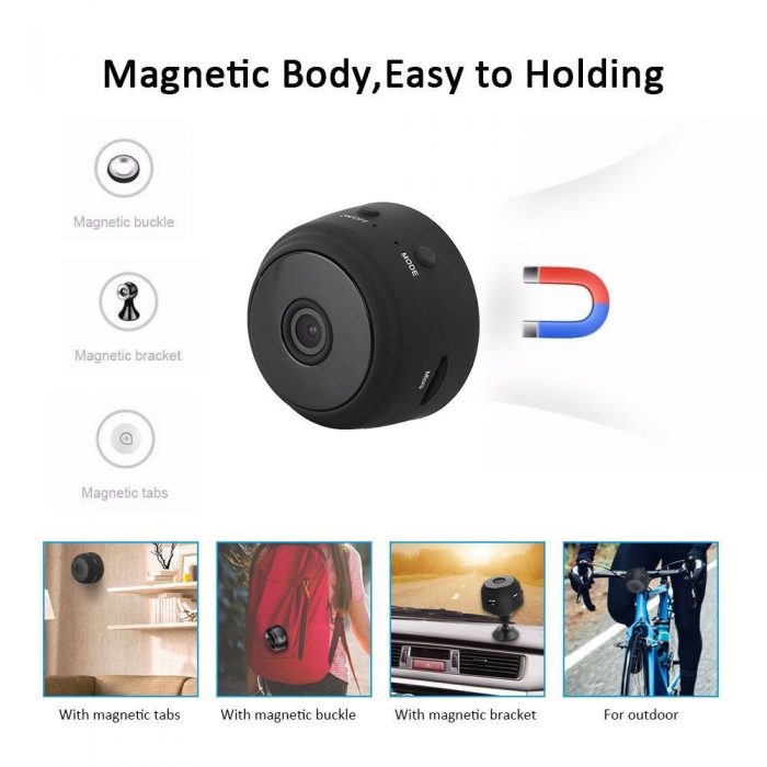 A9 Mini Wifi Camera 1080P HD Video Audio Recorder APP Remote Control Security Micro Cam Magnetic 3 - Hidden Camera