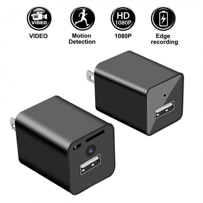 HD 1080p Wall Mini Usb Charger Camera Hidden Monitor for Home Security Surveillance Video Recorder 2 - Hidden Camera