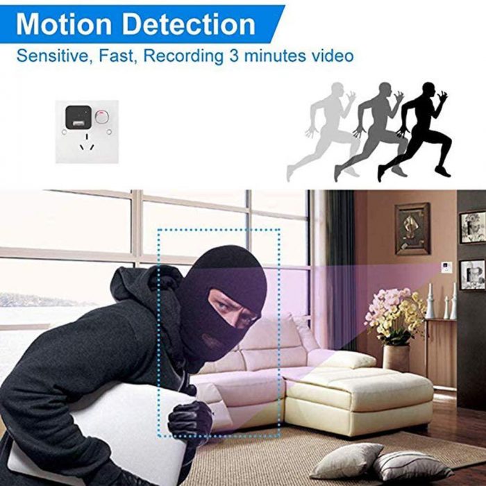 HD 1080p Wall Mini Usb Charger Camera Hidden Monitor for Home Security Surveillance Video Recorder 5 - Hidden Camera