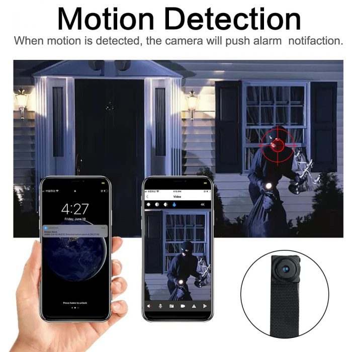 Mini Camera DIY Portable Surveillance Cameras with WiFi Motion Detection Remote View Security Protection Video Recorder 2 - Hidden Camera