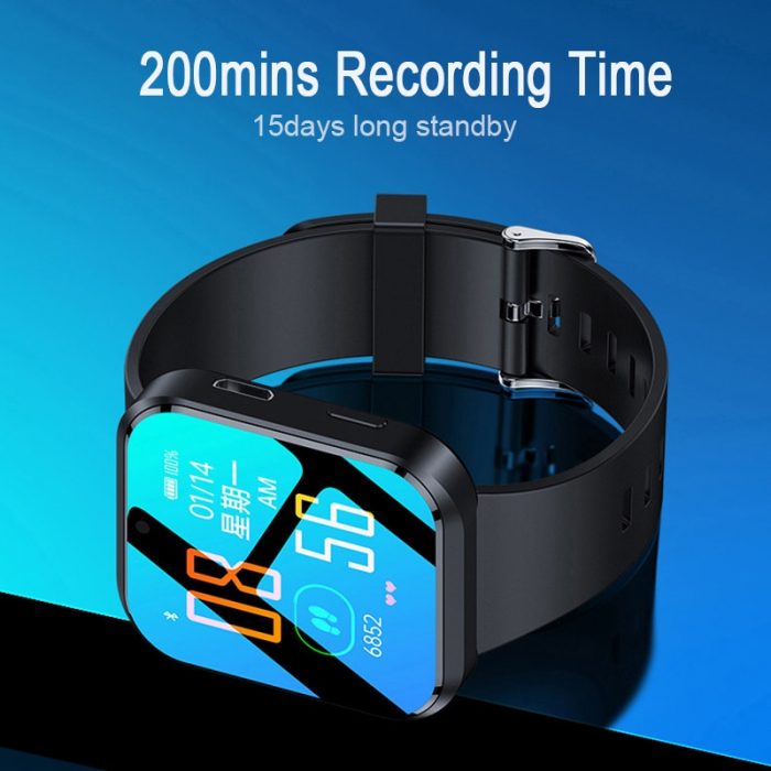 New Slim Metal Camera Watch Wristband 1080P Audio Video Recorder Bracelet Smart Band Wearable Sports Cam 4 - Hidden Camera