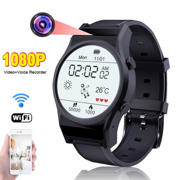 New WIFI Hotsport Wireless Camera Watch 1080P HD Invisiable Cam Remote Monitoring Hidden DV Bracelet Smart - Hidden Camera