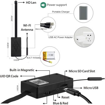 WiFi IP Mini Nanny Camera Module Motion P2P battery Camera Video Recorder Home security mini camcorder 4 - Hidden Camera