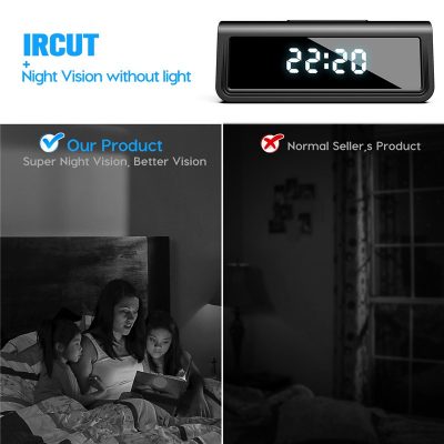 wifi Secret Clock micro camera 166degree 4K HFD AP Recorder Security Cam Night Vision Motion Detect 3 - Hidden Camera