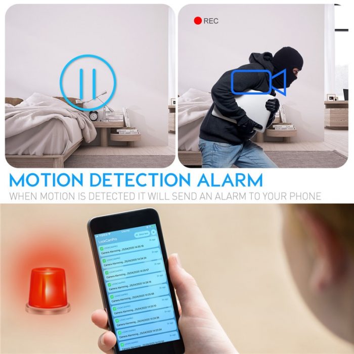 wifi Secret Clock micro camera 166degree 4K HFD AP Recorder Security Cam Night Vision Motion Detect 5 - Hidden Camera